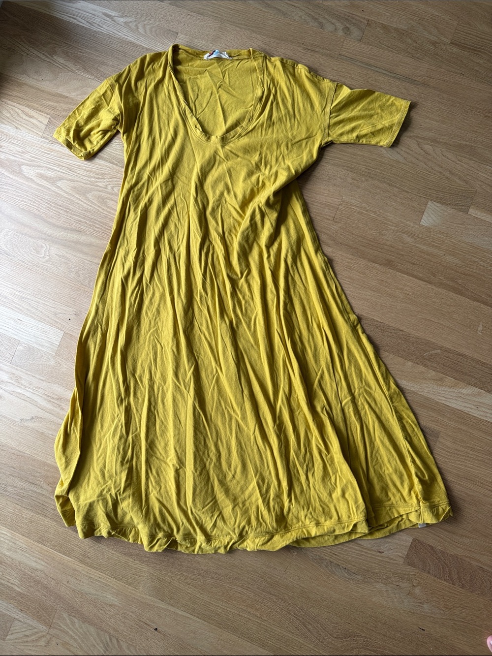 FP Beach Midi Dress in Mustard Yellow